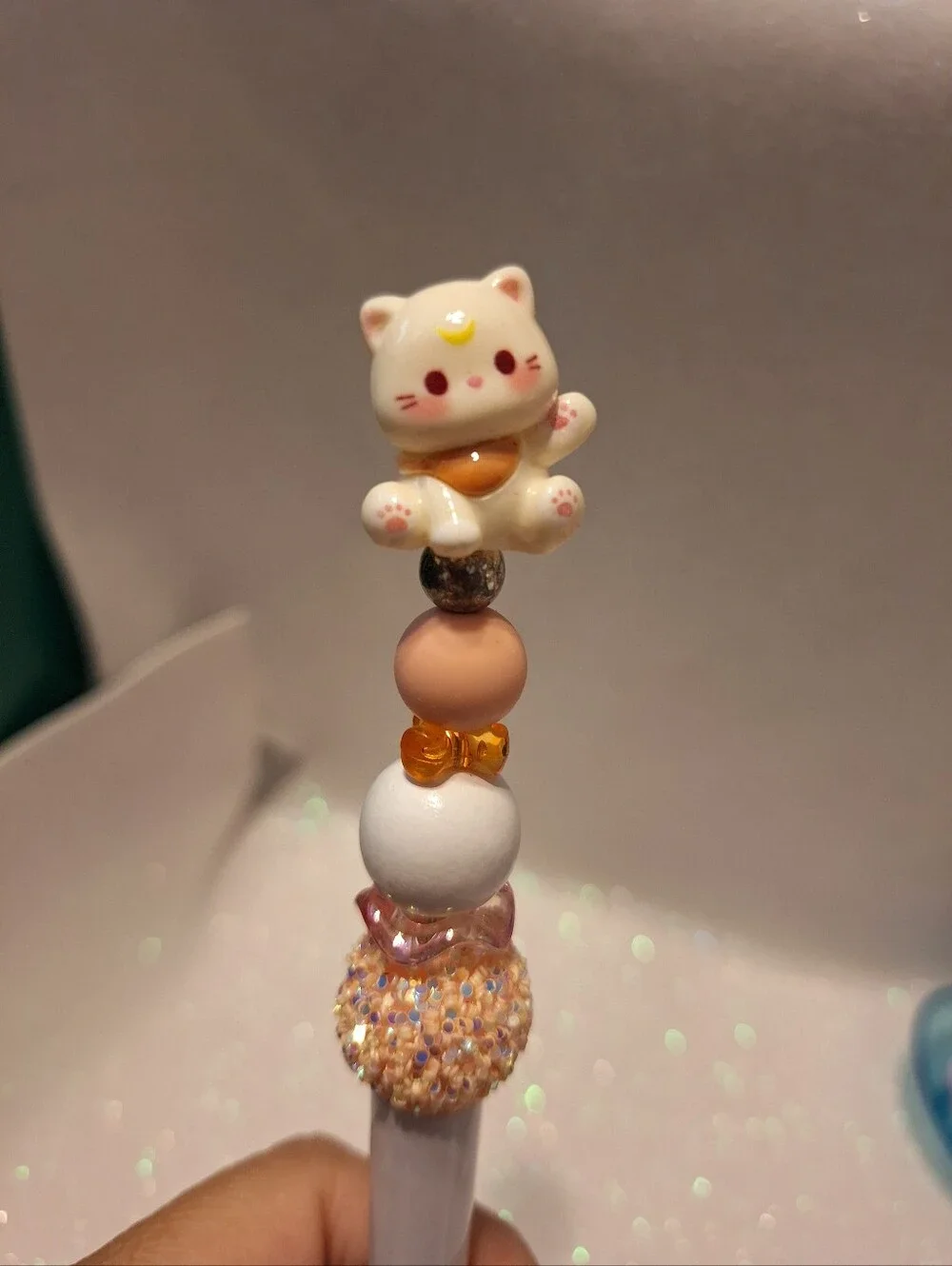 Cat Moon pen black ink new